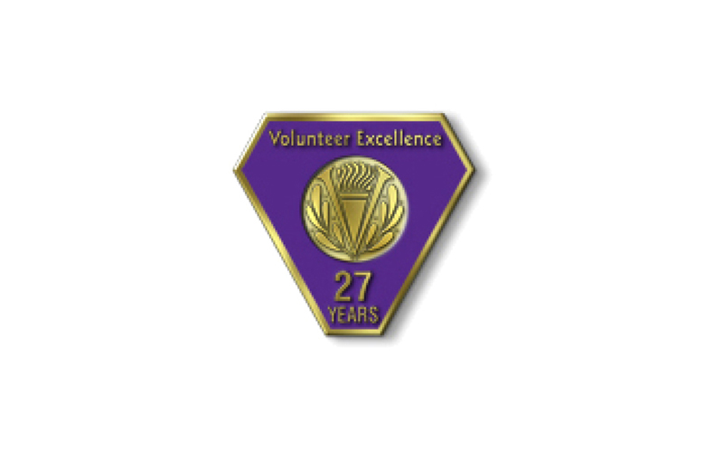 Volunteer Excellence - 27 Year